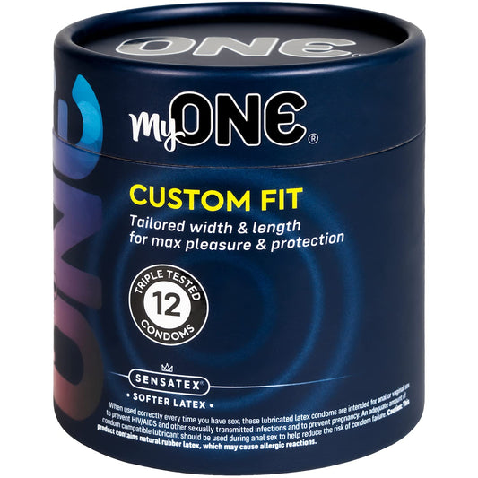 One 64L Super Wide condom packaging for discreet, confident wear