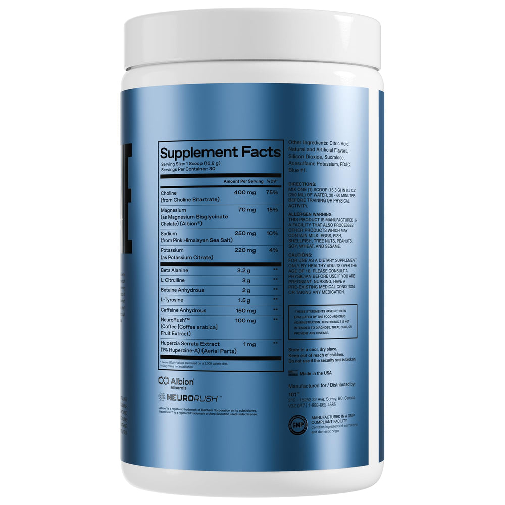 Scoop and powder for ONE OF ONE Sport Pre-Workout ready to mix