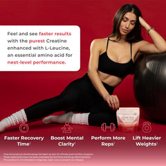 One Sol Creatine for Women vegan formula; plant-based blend designed for workouts