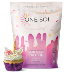 One Sol Lean Protein tub, premium plant-based formula for post-workout fueling.