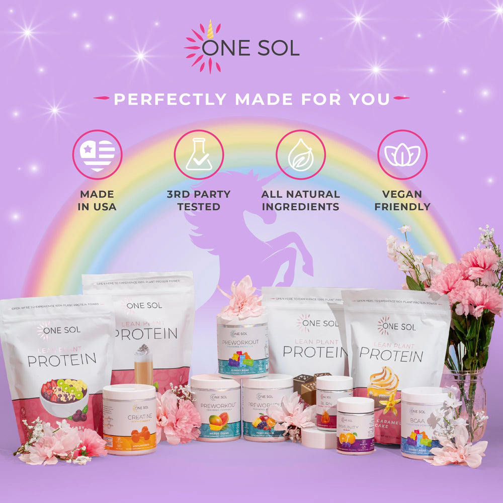 One Sol no-added-sugar label highlights clean, mindful nutrition options.