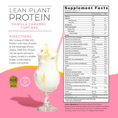 One Sol Lean Plant Protein shaker cup ready to mix after training.