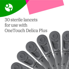 OneTouch blood glucose testing setup for everyday diabetes monitoring.