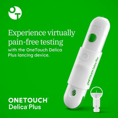 OneTouch Delica Plus lancets for small, comfortable samples