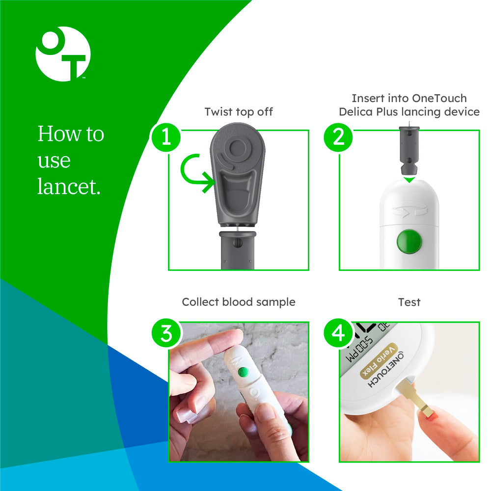 OneTouch diabetic supplies bundle showcasing essentials for home testing.