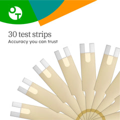 OneTouch Verio test strips with a small sample requirement for accuracy.