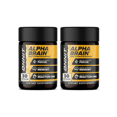 ONNIT Alpha Brain capsules close-up for focused mental clarity