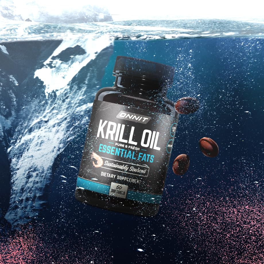 Packaging showcases IGEN Non-GMO Tested purity for ONNIT Krill Oil.