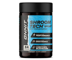 Cordyceps in ONNIT Shroom Tech SPORT suggesting cellular energy support.