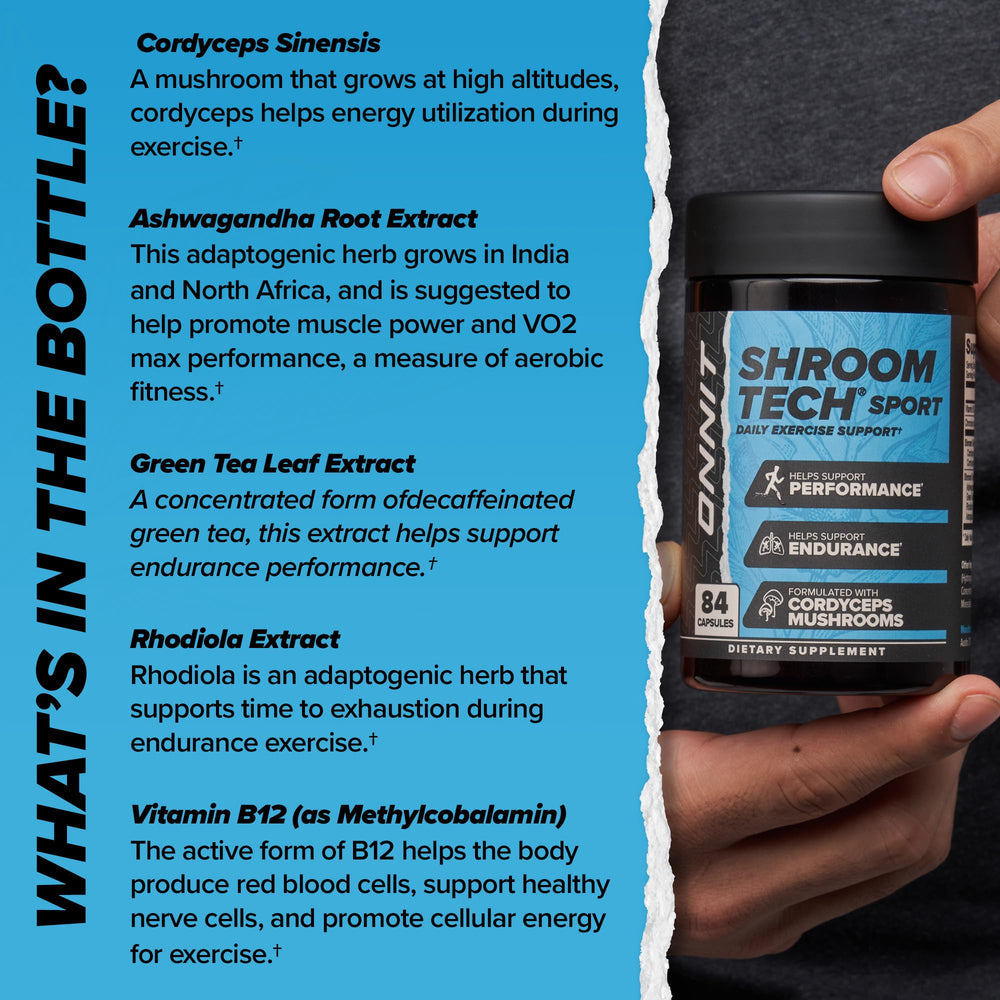 ONNIT Shroom Tech SPORT packaging ready for daily routine.