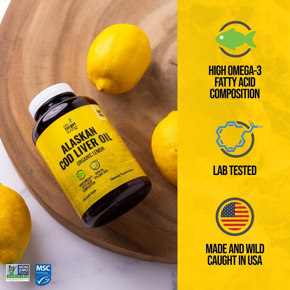 Organic lemon flavor close-up beside bottle highlighting natural taste