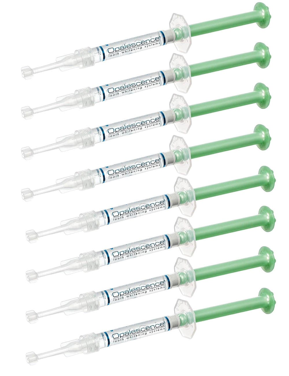 Opalescence 20% gel syringes packaging shows professional at-home whitening