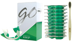 Opalescence Go box with trays, portable at-home whitening kit for quick events.
