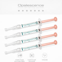 Opalescence home whitening setup ready for use