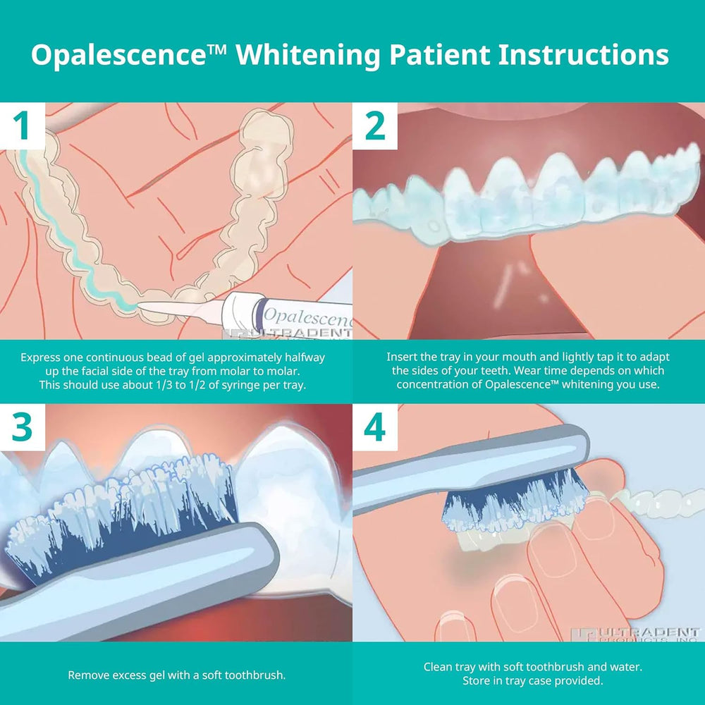 Ultradent-made Opalescence branding signals professional quality.