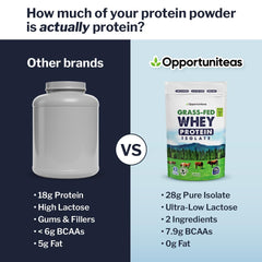Opportuniteas whey isolate heavy metal testing graphic for quality assurance