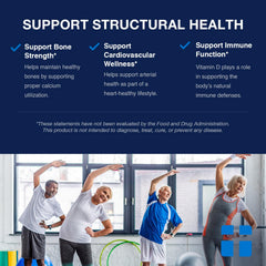 Opti Life MD D3/K2 nutrition graphic emphasizing immune and energy support.