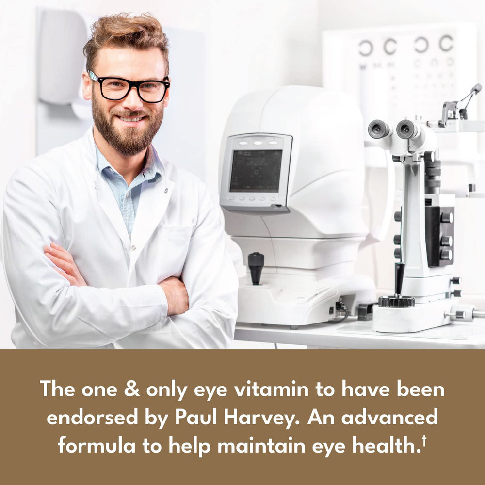 Optim 3 Hi-Health bottle label highlights lutein and zeaxanthin for eye health