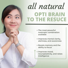 Optimal Health Systems Brain daily use setup suggesting consistent cognitive support