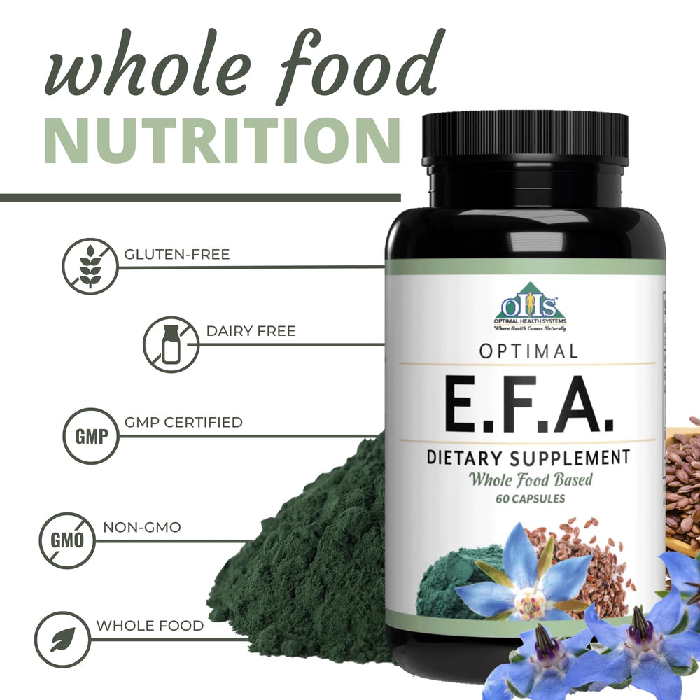 Optimal Health Systems flaxseed source emphasizes ALA for plant-based omega-3 intake.
