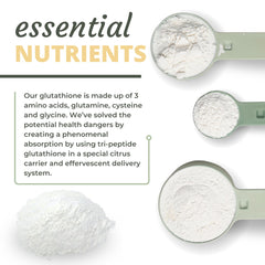 Optimal Health Systems Essential Glutathione dissolved in water shows activation