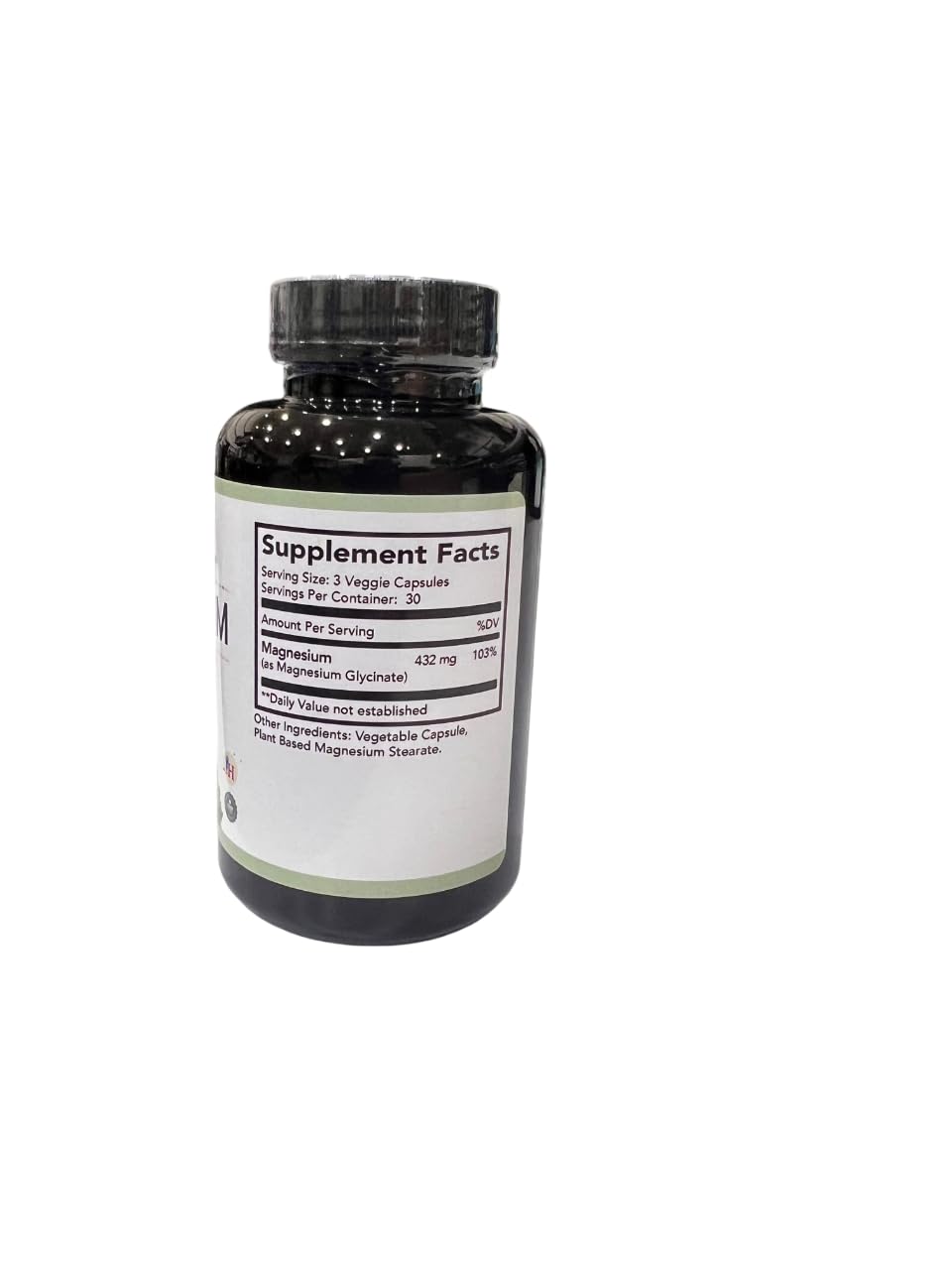 Optimal Health Systems Magnesium capsules close-up showing smooth texture for daily intake