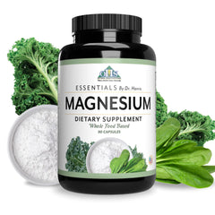 Optimal Health Systems Magnesium bottle with patented chelate capsules supporting daily muscle function