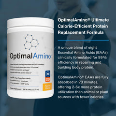 OptimalAmino Passion Mango scoop dissolves quickly for workouts