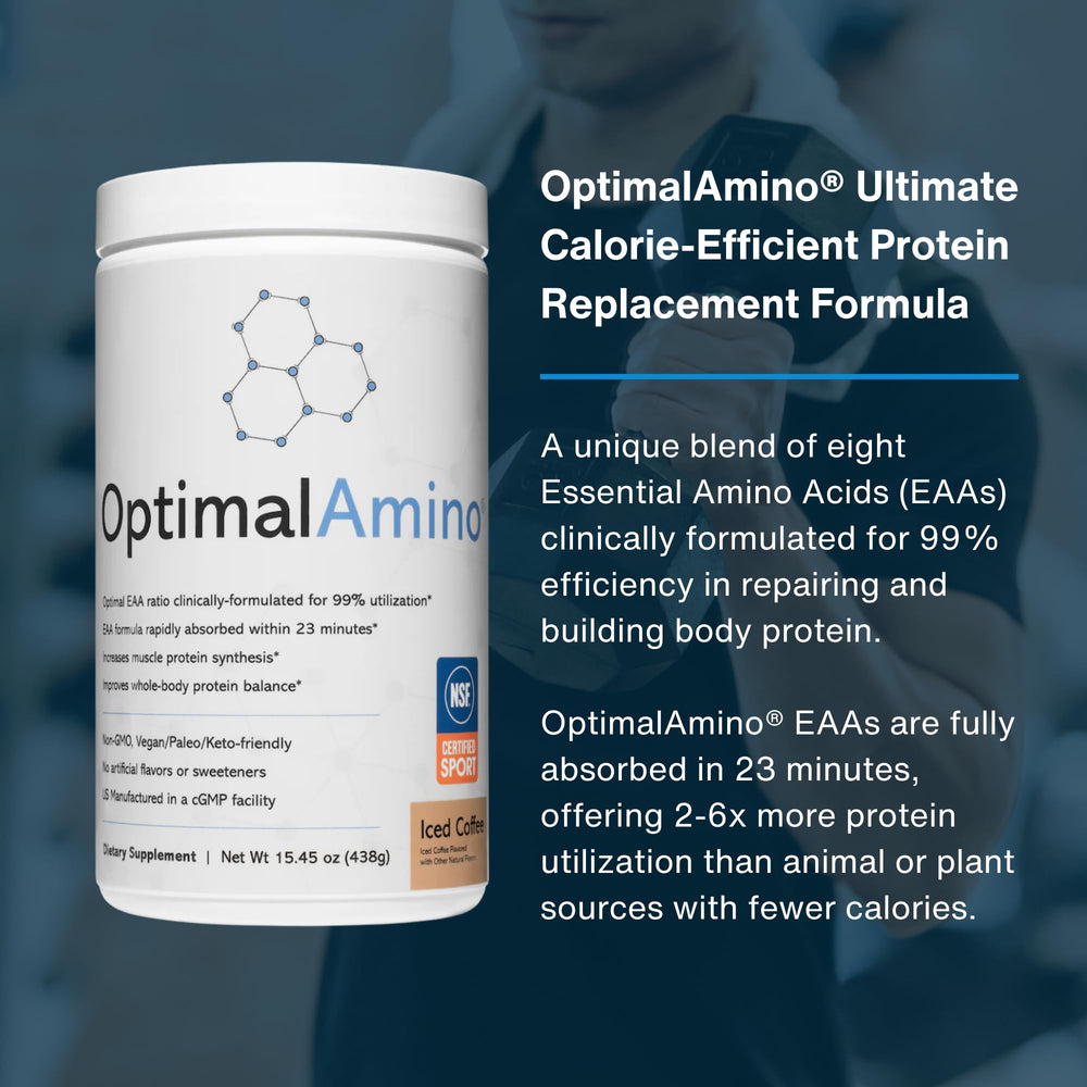 OptimalAmino stick packs offer on-the-go convenience for training days