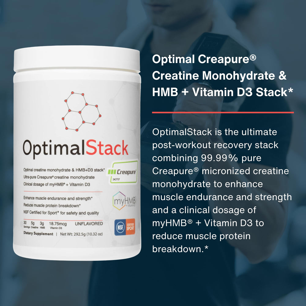 OptimalStack scoop-dispense demonstrates precise 9.75g servings for easy daily use.