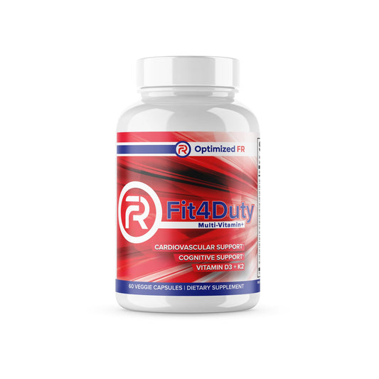 Optimized FR Fit4Duty bottle front view for daily on-the-go nutrition