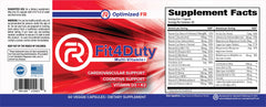 Optimized FR Fit4Duty box with capsules showing complete multivitamin formula