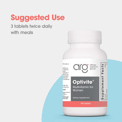 Optivite PMS tablet held in hand for on the go support.