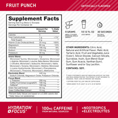 Amino Energy Fruit Punch shaker for easy mixing during workouts.