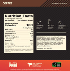 Optimum Nutrition Gold Standard whey coffee shaker ensures smooth mixing and fast hydration.