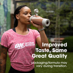 Optimum Nutrition Gold Standard Whey nutrition panel highlights 24g protein per serving