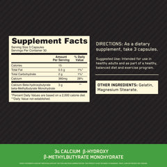 Optimum Nutrition HMB 1000 capsules stacked for daily muscle support