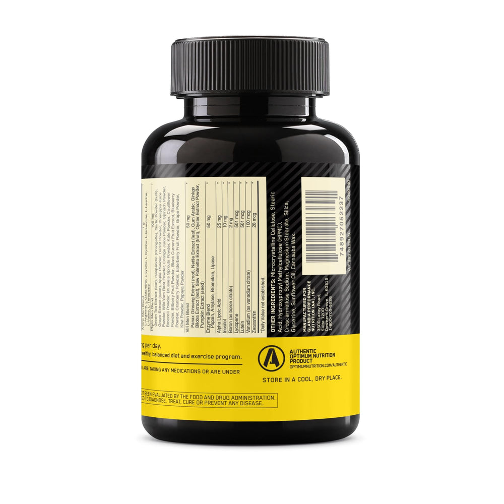 Optimum Nutrition Opti-Men multi-pack collection represents comprehensive men's daily nutrition