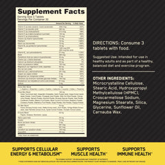 Optimum Nutrition Opti-Men tablets daily dose supports energy and immune health