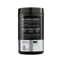 Optimum Nutrition Platinum Hydrowhey Velocity Vanilla serving prepared for workouts.