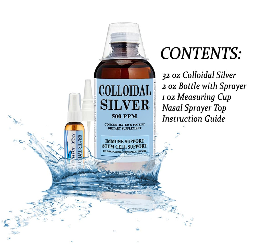 Under-tongue use with Optimum You Colloidal Silver 500ppm