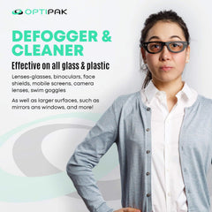 Optipak cloth for camera lenses maintains clarity without residue