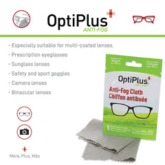 OptiPlus anti-fog cloth pack seal highlights reusable design and storage