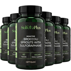 Optisan SulforaPlus capsules bottle for daily immune support