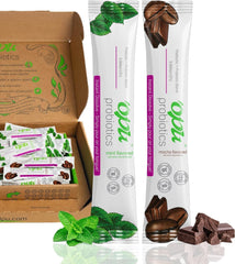 Opu Probiotics Mint Instant-Dissolve on tongue for fast, convenient daily use.
