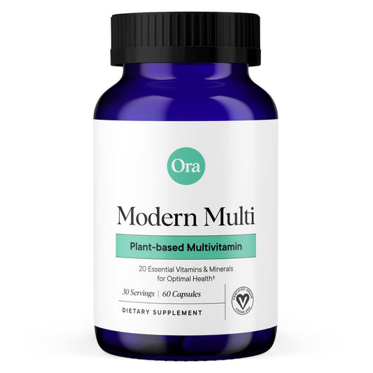 Ora Organic Modern Multi bottle front view for daily wellness support.