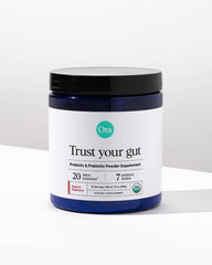 Ora Organic third-party tested, non-GMO vegan probiotic for confidence.