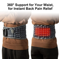 Oramuon back decompression belt with electric pump for easy, adjustable spinal traction