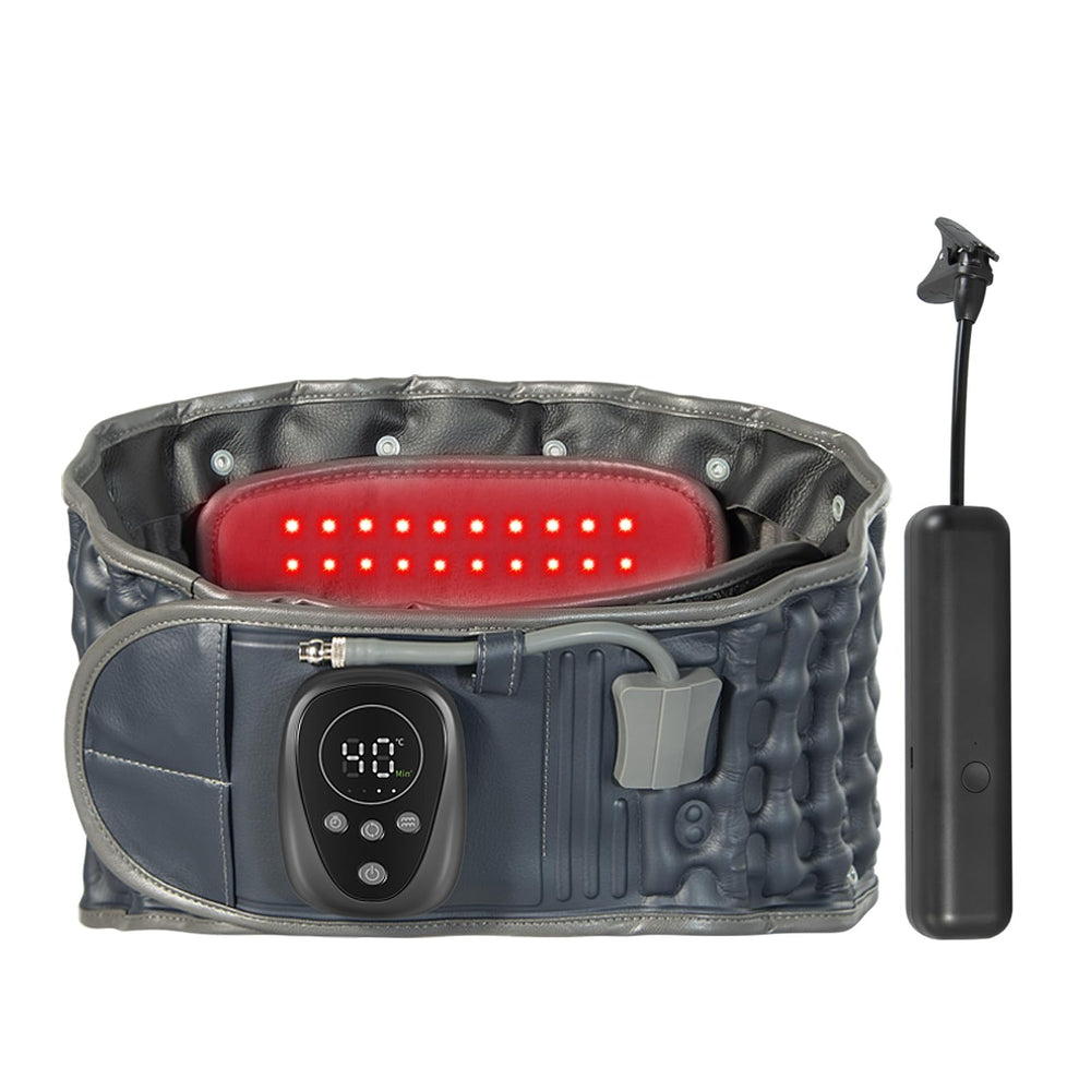 Oramuon cordless heating pad back with red light for soothing warmth and relaxation