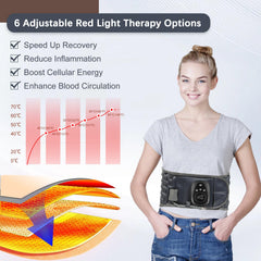 Oramuon lumbar support back brace offering 360 traction for better posture and comfort